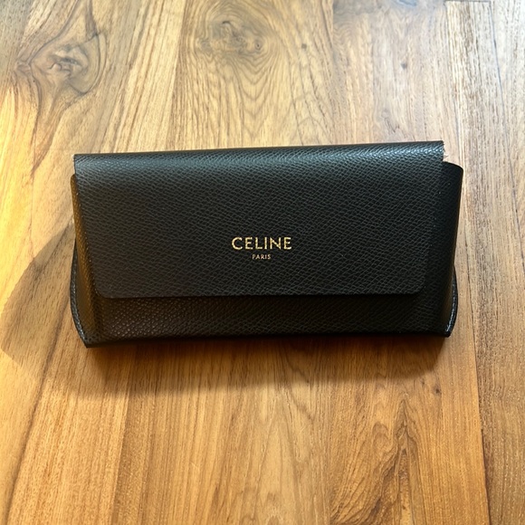 Céline - Butterfly S199 Sunglasses in Acetate - Dark Purple NEW - Picture 2 of 8